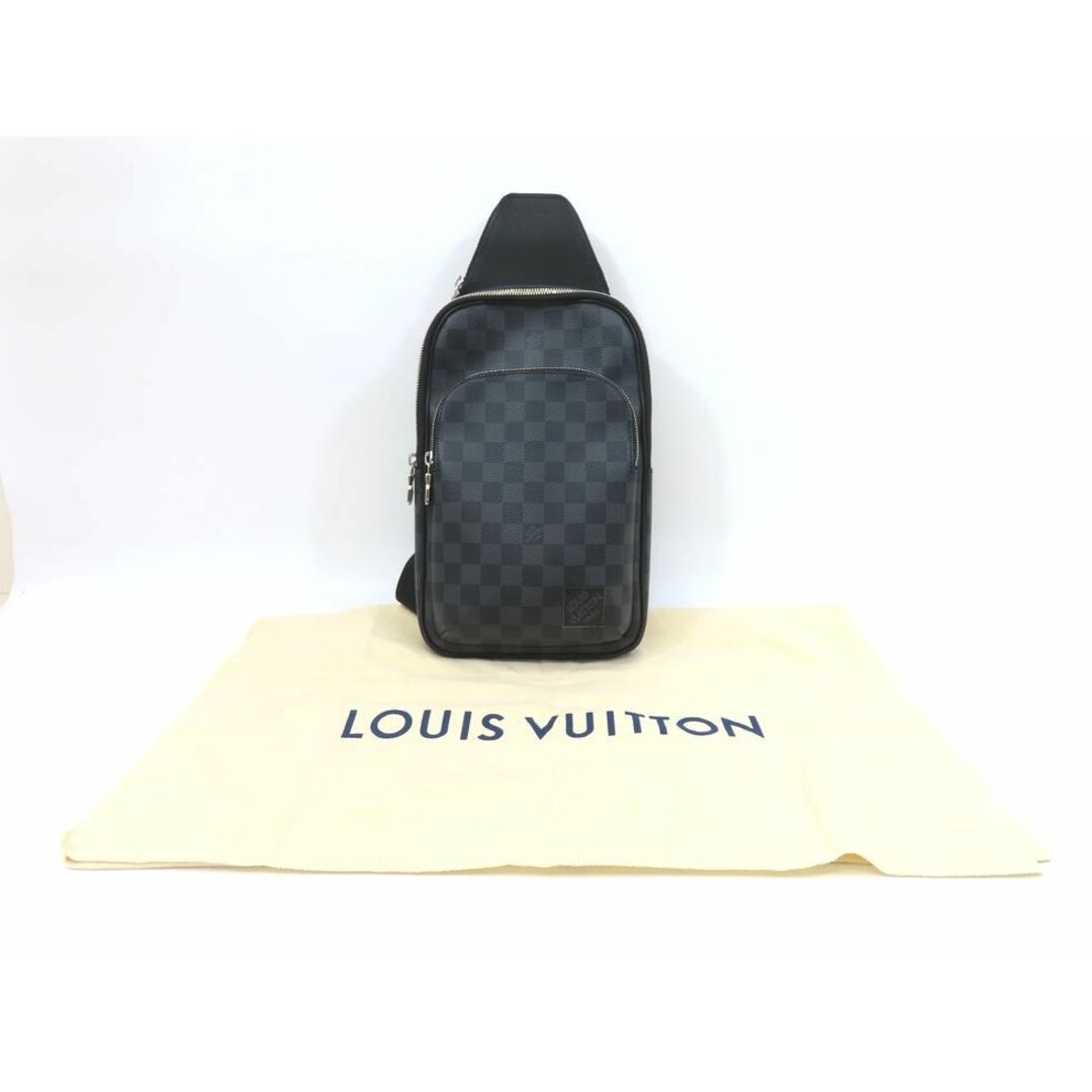 LOUIS VUITTON(ルイヴィトン)の【新着】ルイ・ヴィトン N45302 ダミエ・グラフィット アヴェニュー・スリングバッグ ボディバッグ 【池袋店】【中古】 メンズのバッグ(ウエストポーチ)の商品写真