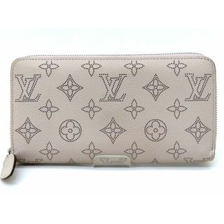 ルイヴィトン(LOUIS VUITTON)のルイ・ヴィトン M80314 モノグラム・マヒナ/ブリュームｘローズ・マドモアゼル  ジッピー・ウォレット 長財布【池袋店】【中古】(財布)