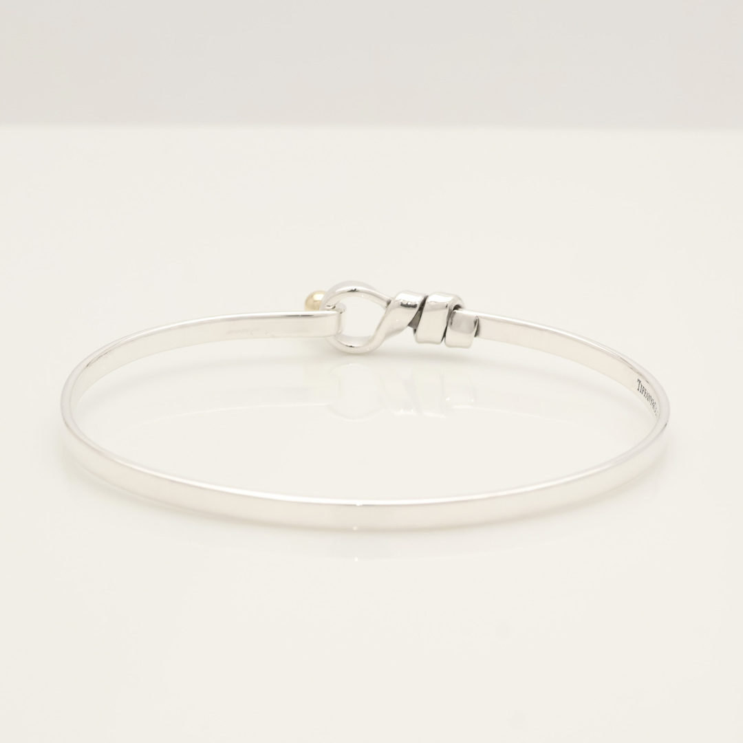 Tiffany & Co.(ティファニー)の【美品】TIFFANY&Co. フック ＆ アイ バングル ブレスレット レディースのアクセサリー(ブレスレット/バングル)の商品写真