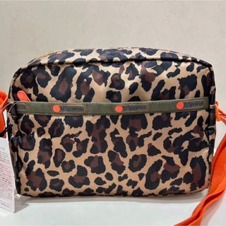 レスポートサック(LeSportsac)の【新品】レスポートサック　ヒョウ柄　クロスボディーバッグ　ミニショルダー(ショルダーバッグ)