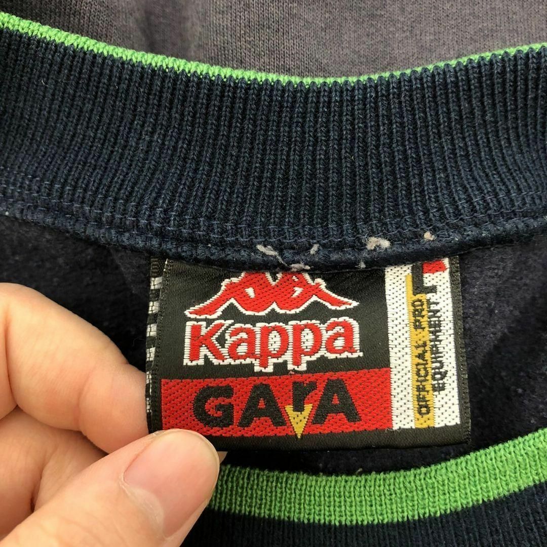 Kappa(カッパ)の【k6623】ユーロ古着カッパ90s当時物サイドラインスウェットトレーナー長袖 メンズのトップス(スウェット)の商品写真