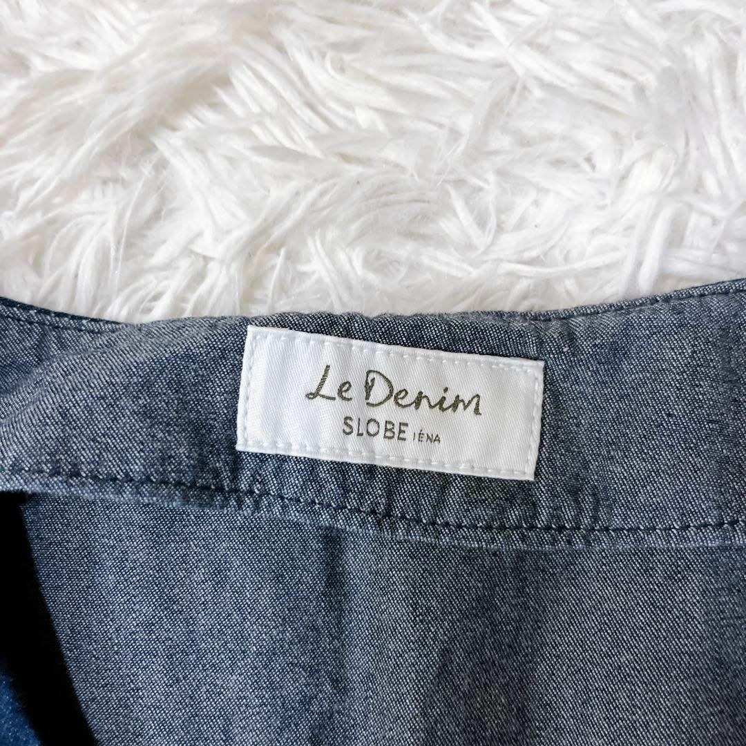 SLOBE IENA(スローブイエナ)の大人可愛い♡ Le Denim スローブイエナ　Vネック　オールインワン　40 レディースのパンツ(オールインワン)の商品写真