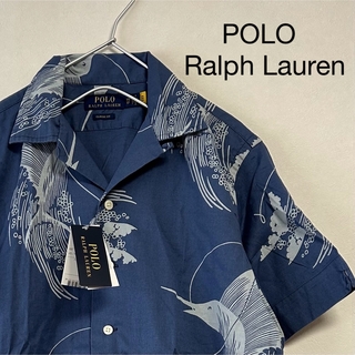 ラルフローレン(Ralph Lauren)の新品 90s POLO Ralph Lauren 半袖 開襟シャツ アロハシャツ(シャツ)