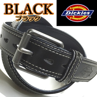 ディッキーズ(Dickies)の068 黒 ディッキーズ ベルト ローラーバックル ブラック(ベルト)
