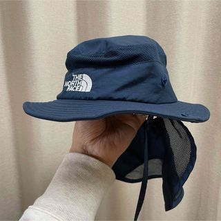 THE NORTH FACE - ノースフェイス　サンシールドハット（キッズ）　ネイビー