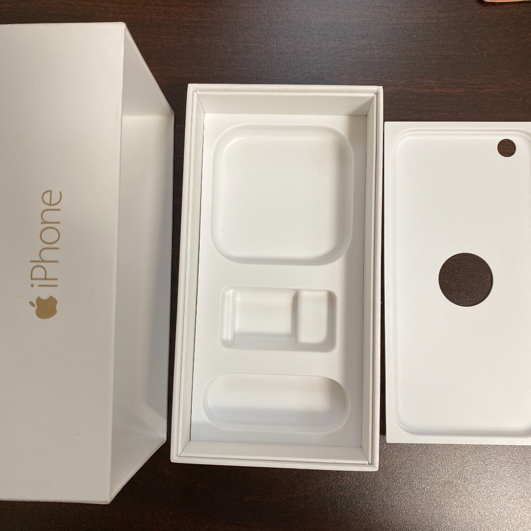 iPhone 6 gold 128gb用　空箱のみ スマホ/家電/カメラのスマホアクセサリー(その他)の商品写真