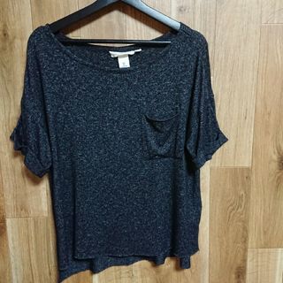 H&M - H＆M ニット カットソー Tシャツ 半袖 レディースL