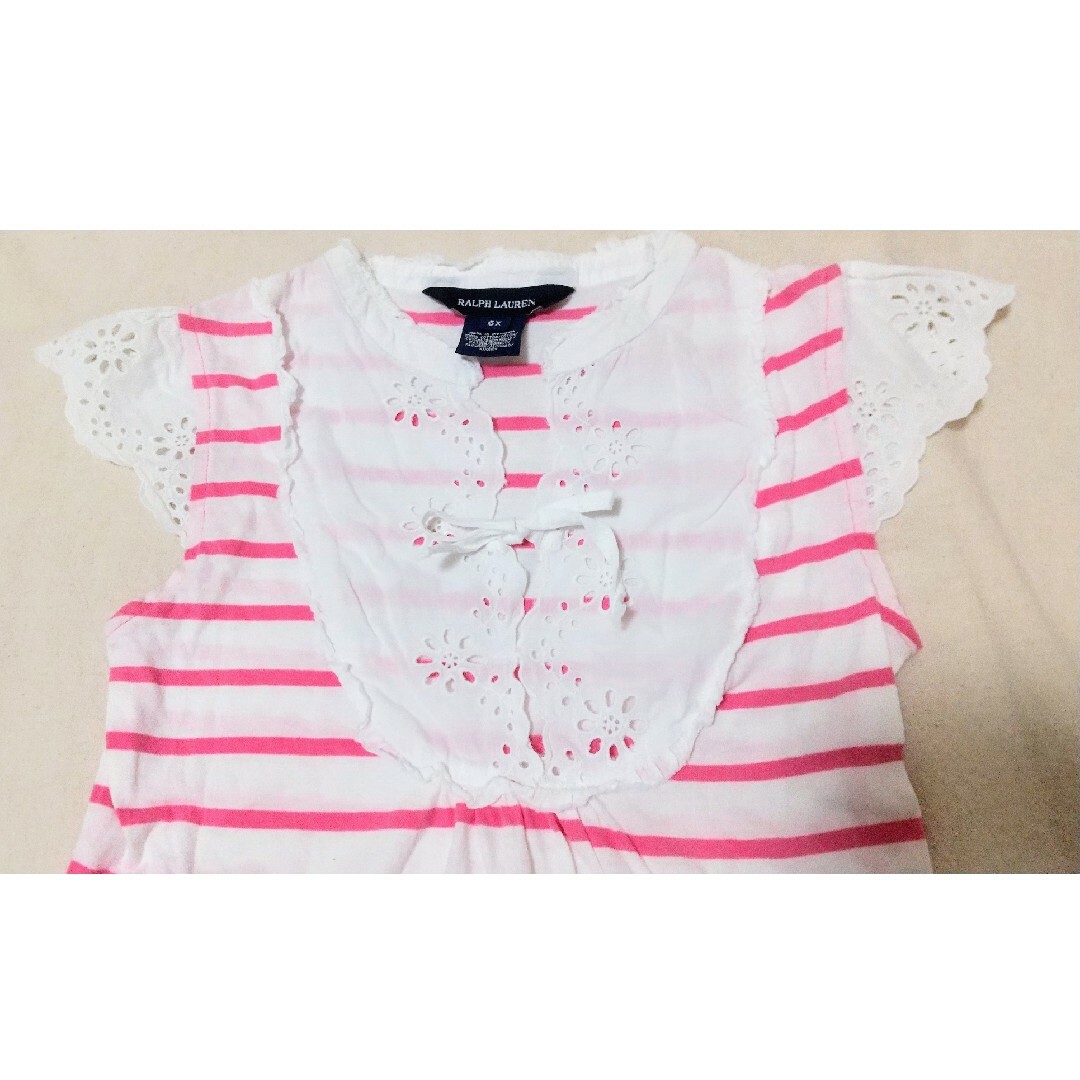 Ralph Lauren(ラルフローレン)のRALPH LAUREN 120cm 半袖カットソー キッズ/ベビー/マタニティのキッズ服女の子用(90cm~)(Tシャツ/カットソー)の商品写真