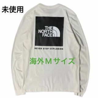 ザノースフェイス(THE NORTH FACE)のTHE NORTH FACE 長袖Tシャツ 海外Mサイズ　ガーデニアホワイト(Tシャツ/カットソー(七分/長袖))