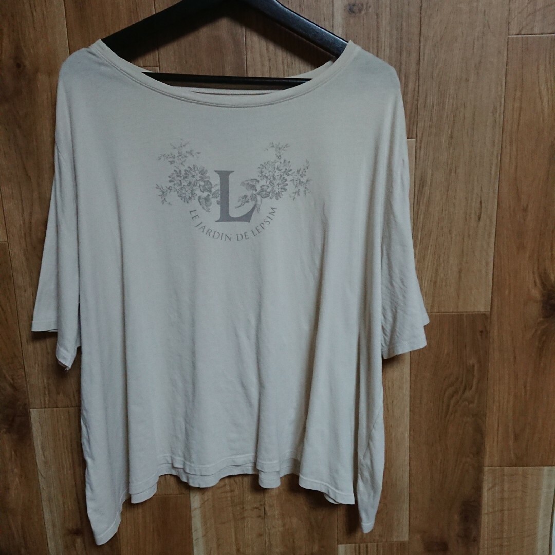 LEPSIM(レプシィム)のLEPSIM 半袖 5分袖 Tシャツ レディースL レディースのトップス(Tシャツ(半袖/袖なし))の商品写真