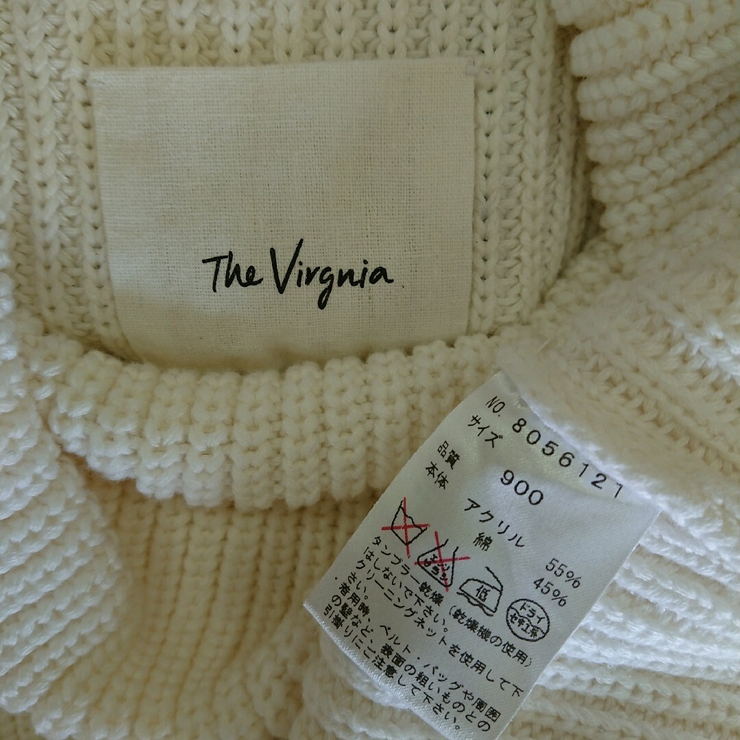 The Virgnia(ザヴァージニア)のThe Virgniaオフタートルノースリニット レディースのトップス(ニット/セーター)の商品写真