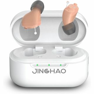 集音器 補聴器　耳穴式 高齢者向け 充電式 しゅうおんき 六段階　Jinghao(ヘッドフォン/イヤフォン)