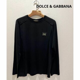 DOLCE&GABBANA - ドルチェアンドガッバーナ D&G ロンT Tシャツ 長袖 ブラック メンズ