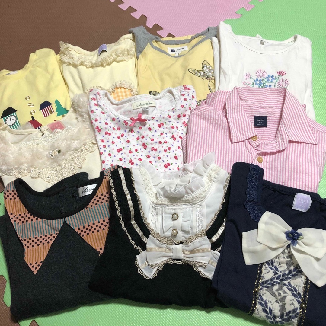 130 68枚まとめ売り キッズ/ベビー/マタニティのキッズ服女の子用(90cm~)(その他)の商品写真