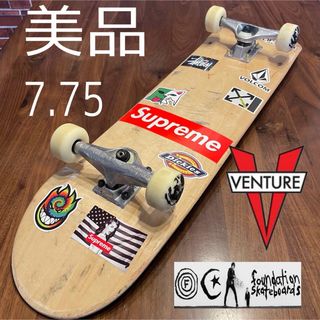 FOUNDATION - ベンチャートラック　スケートボード　スケボー　コンプリート　中古スケートボード