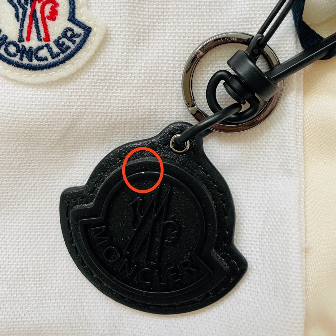 MONCLER(モンクレール)の【新品未使用】MONCLER レザー キーリング メンズのファッション小物(キーホルダー)の商品写真