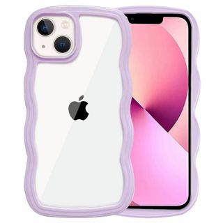 【色:パープル_サイズ:iPhone 13 Pro】透明 iPhone 13 ケ(その他)