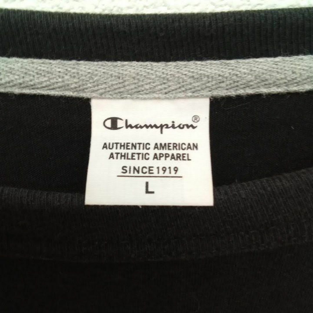 Champion(チャンピオン)の◎【CHAMPION】 メンズ　半袖Tシャツ　ワンポイントロゴ　L　C1 メンズのトップス(Tシャツ/カットソー(半袖/袖なし))の商品写真