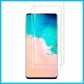 【サイズ:GalaxyS10】【2枚セット】Galaxy S10 ガラスフィルム(その他)