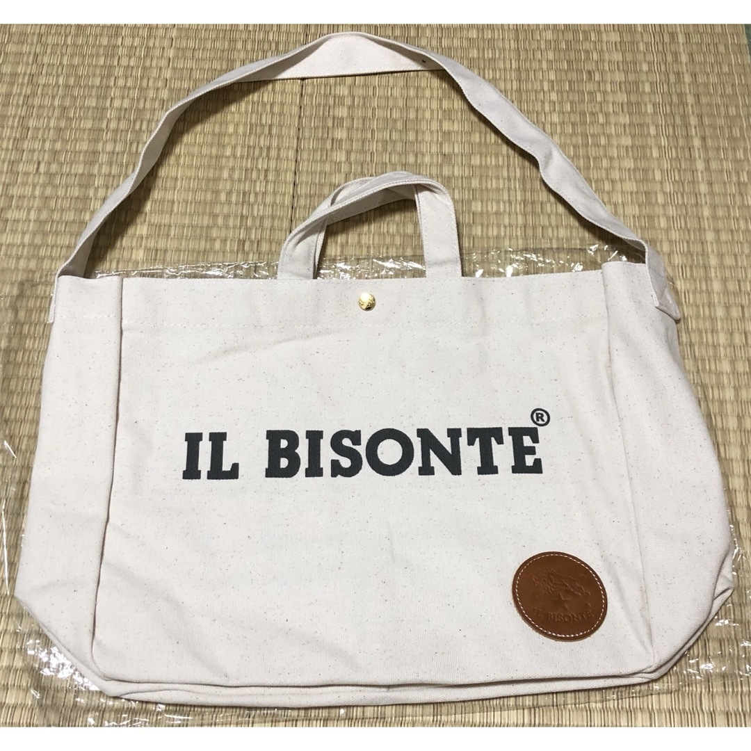 IL BISONTE(イルビゾンテ)のイルビゾンテ  トート バッグ　キャンパスバッグ　A3対応 通勤通学　エコバッグ レディースのバッグ(トートバッグ)の商品写真