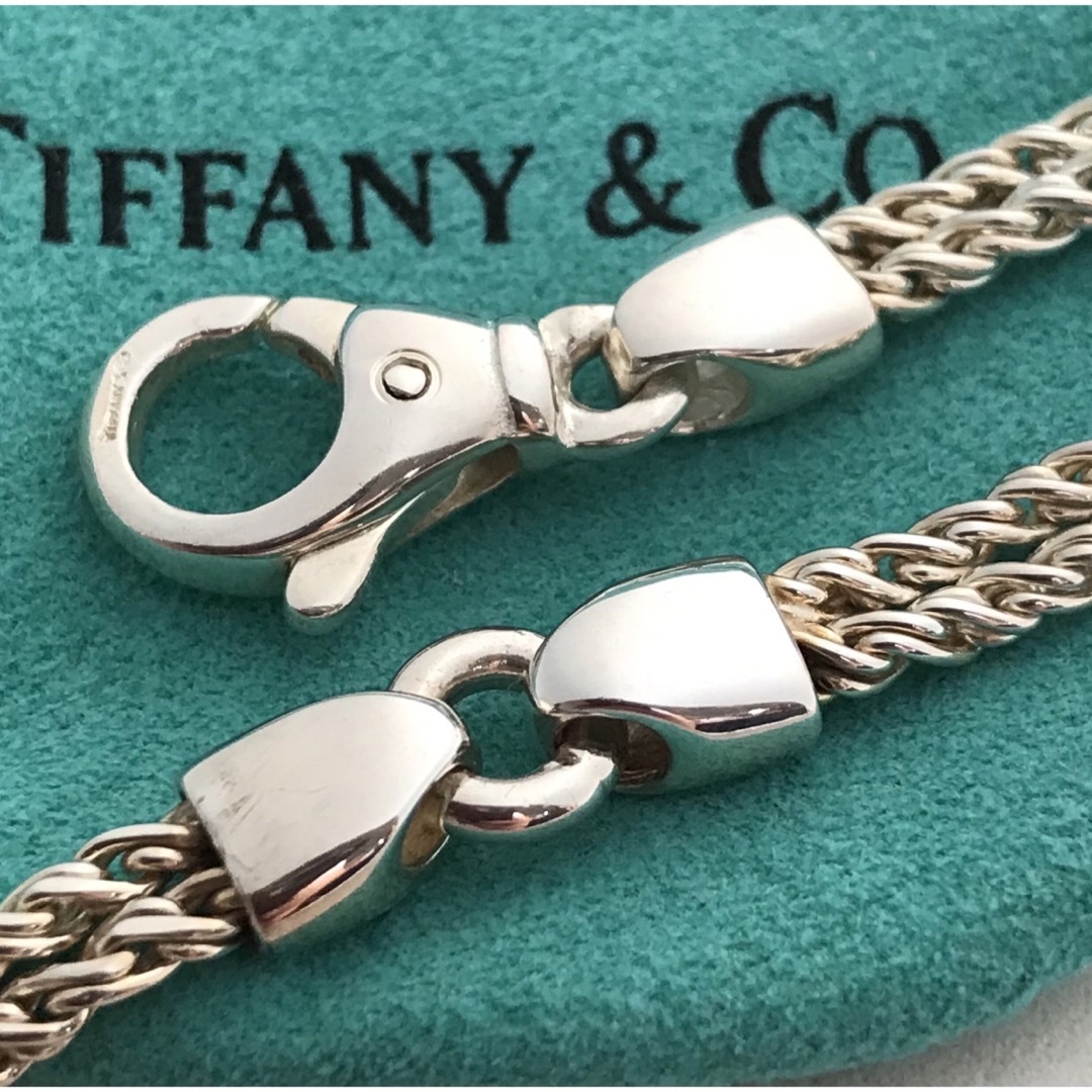 Tiffany & Co.(ティファニー)のTiffany ヴィンテージダブル ロープ ブレスレット希少 レディースのアクセサリー(ブレスレット/バングル)の商品写真