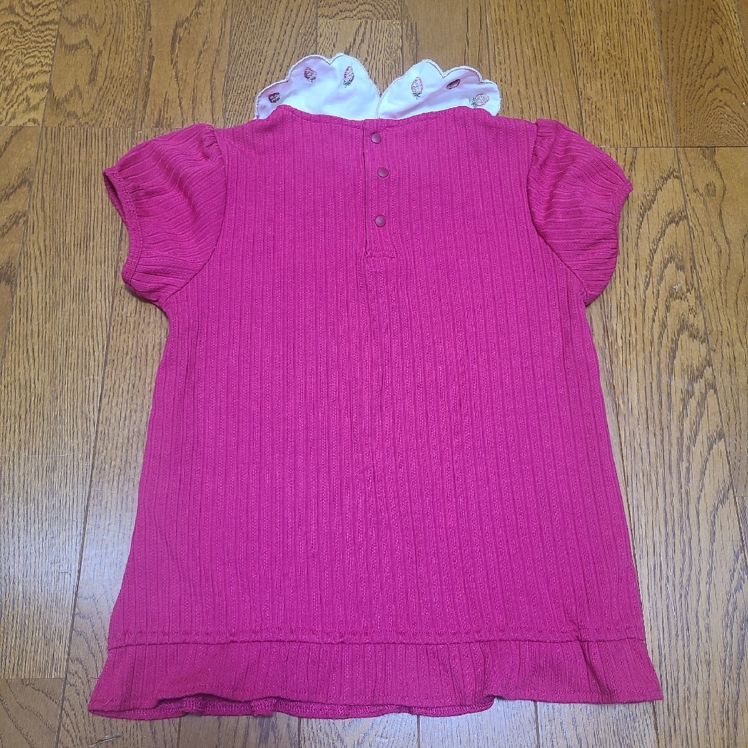 petit main(プティマイン)のプティマイン 苺 トップス 130cm キッズ/ベビー/マタニティのキッズ服女の子用(90cm~)(Tシャツ/カットソー)の商品写真