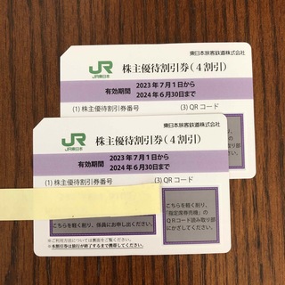 JR東日本　株主優待割引券2枚(その他)