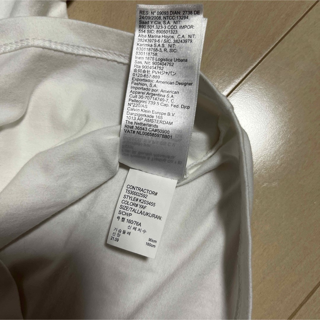 Calvin Klein(カルバンクライン)のカルバンクラインTシャツ　S レディースのトップス(Tシャツ(長袖/七分))の商品写真