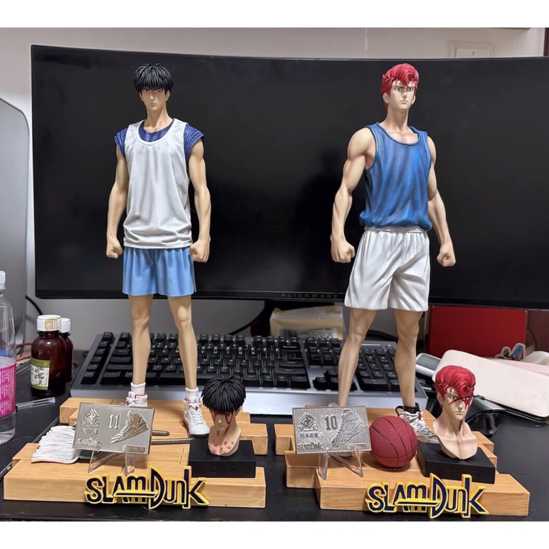 SLAM DUNK スラムダンク桜木花道& 流川楓 GK ガレージキット 2体 SLAM DUNK スラムダンク桜木花道& 流川楓 GK ガレージキット 2体