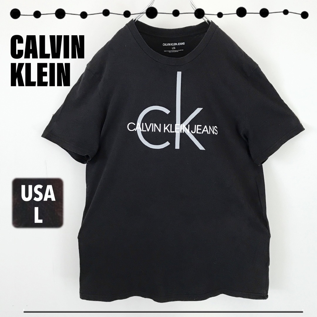 Calvin Klein(カルバンクライン)のカルバンクライン CALVIN KLEIN JEANS★CKロゴTシャツ★海外L メンズのトップス(Tシャツ/カットソー(半袖/袖なし))の商品写真