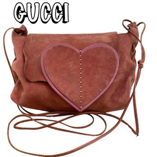 Gucci - GUCCI☆ショルダーバッグ☆スエード☆ハート