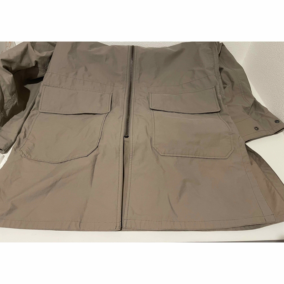 UNIQLO(ユニクロ)のユニクロ　フーデッドコート　S GRAY メンズのジャケット/アウター(トレンチコート)の商品写真