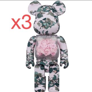 BE@RBRICK FLOR@ PINK ROSE 400％(その他)