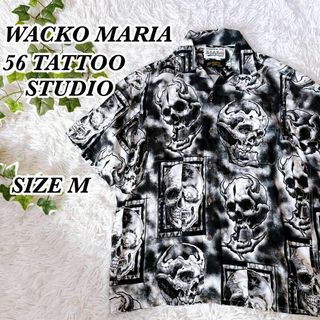 ワコマリア(WACKO MARIA)の美品　ワコマリア　56 TATTOO STUDIO   スカル　シャツ(シャツ)