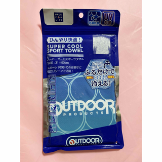 OUTDOOR PRODUCTS - OUTDOOR  ひんやり快適UV　スーパークールスポーツタオル　31×90cm