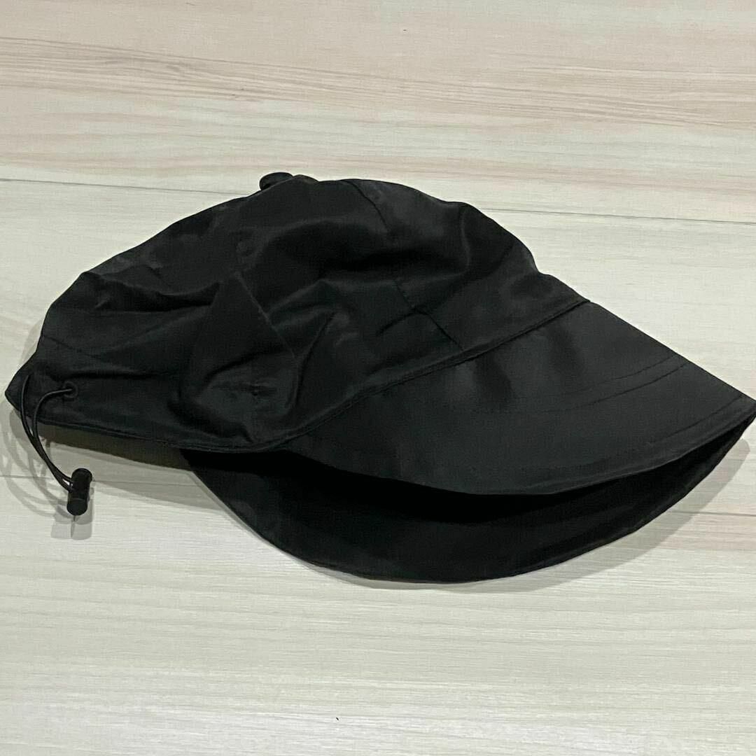 大きめ つば広帽子 キャップ アジャスター付 折り畳み アウトドア 帽子 紫外線 レディースの帽子(キャップ)の商品写真