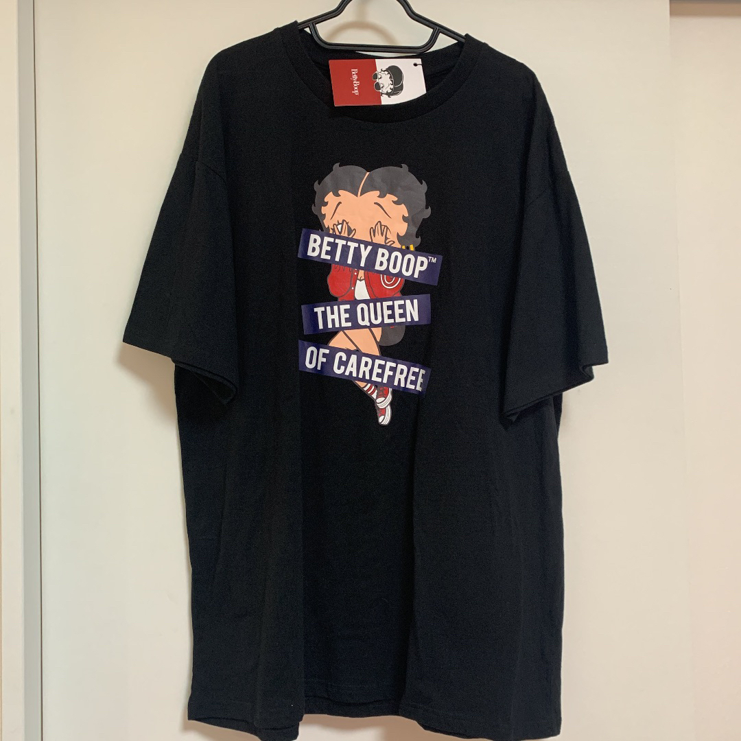 新品　Betty Boop ベティ Tシャツ メンズ3L オーバーサイズ　大きい メンズのトップス(Tシャツ/カットソー(半袖/袖なし))の商品写真