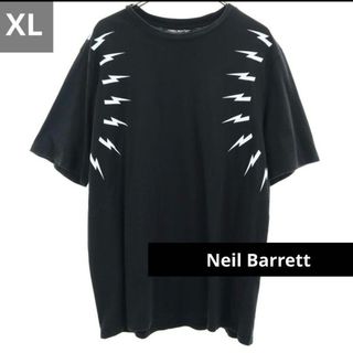 ニールバレット(NEIL BARRETT)の【美品】ニールバレット サンダーボルト Tシャツ ルーズフィット イタリア製(Tシャツ/カットソー(半袖/袖なし))