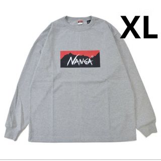 ナンガ(NANGA)のNANGA ナンガ　エコハイブリッド　ボックスロゴ ロングスリーブ ティー　XL(Tシャツ/カットソー(七分/長袖))