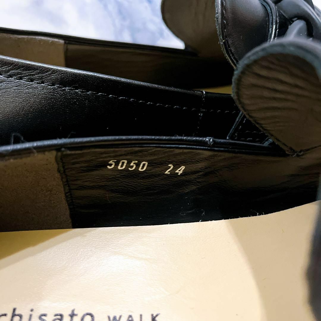 TSUMORI CHISATO(ツモリチサト)の美品　tsumori chisato WALK  チェーンモチーフローファー レディースの靴/シューズ(ローファー/革靴)の商品写真