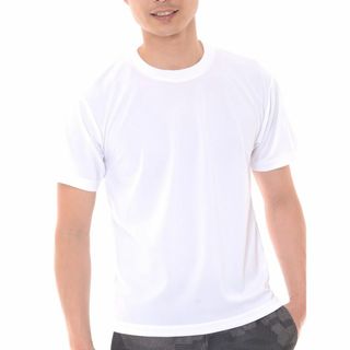 ティーシャツドットエスティー Tシャツ ドライ 半袖 無地 UVカット 4.4o(その他)