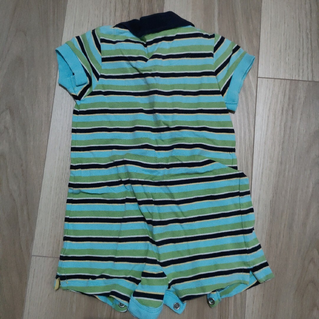 babyGAP(ベビーギャップ)のベビーギャップ 襟付きロンパース ポロシャツ つなぎ 60cm キッズ/ベビー/マタニティのベビー服(~85cm)(ロンパース)の商品写真