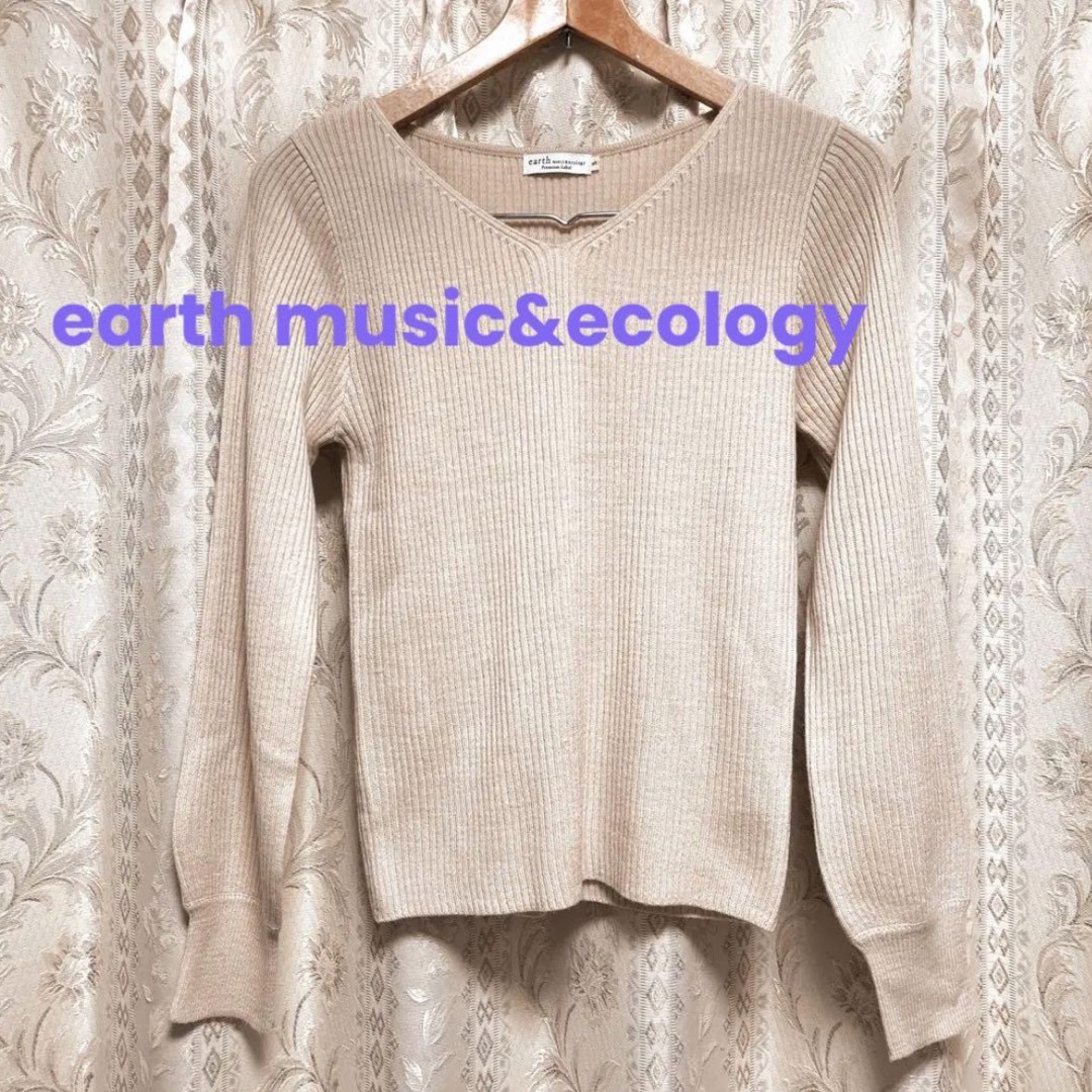 earth music & ecology(アースミュージックアンドエコロジー)のearth music&ecology Ｖネックセーター レディースのトップス(ニット/セーター)の商品写真