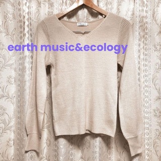 アースミュージックアンドエコロジー(earth music & ecology)のearth music&ecology Ｖネックセーター(ニット/セーター)
