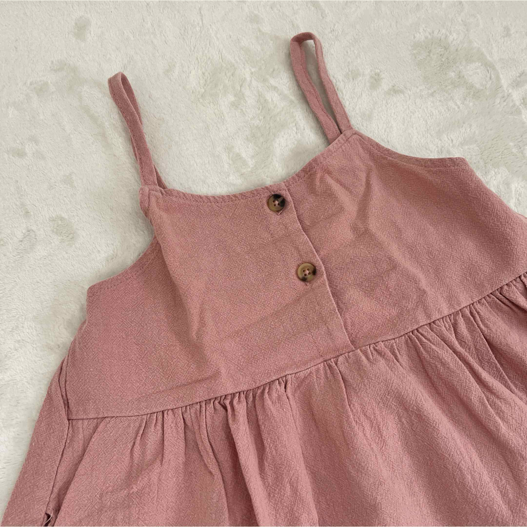 しまむら(シマムラ)のしまむら　キャミワンピース　120 キッズ/ベビー/マタニティのキッズ服女の子用(90cm~)(ワンピース)の商品写真