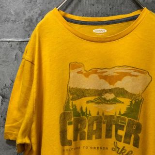 【OLD NAVY】CRATER 景色 クレーター USA輸入 湖 Tシャツ(Tシャツ/カットソー(半袖/袖なし))