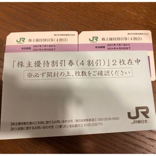 JR東日本株主優待割引券　2枚(その他)