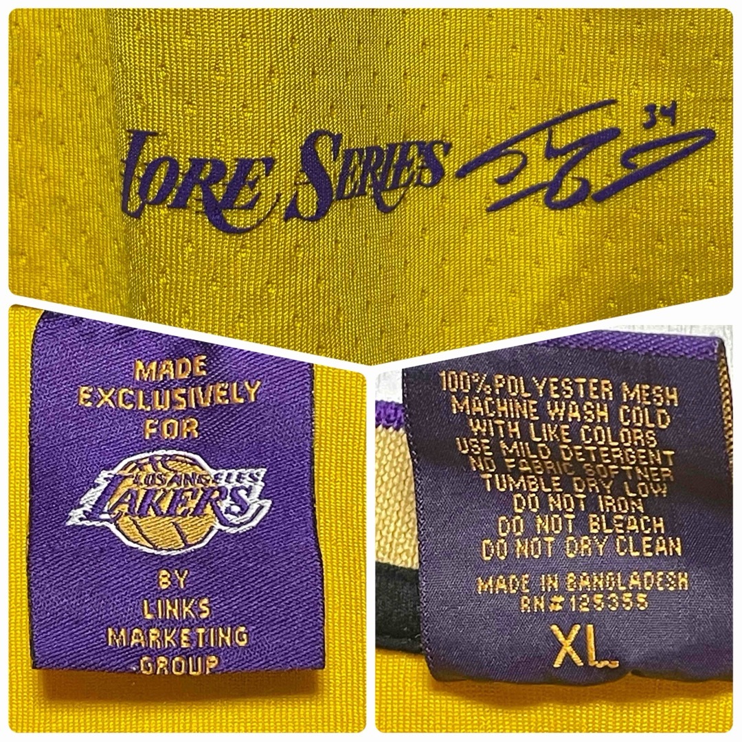 【会場限定】LAKERS レイカーズ シャキールオニール 34番 ユニフォーム メンズのトップス(タンクトップ)の商品写真