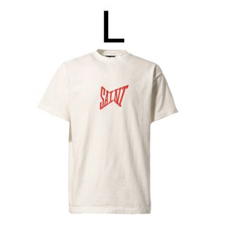 ☆L☆新品未使用☆セントマイケル レッド リボン Tシャツ☆24SS☆(Tシャツ/カットソー(半袖/袖なし))