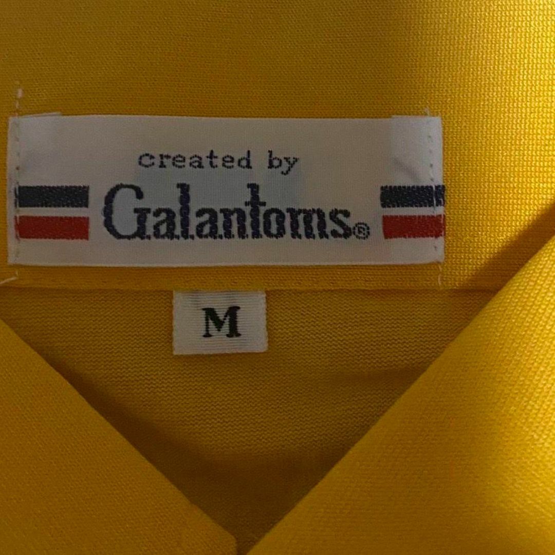 【新品未使用タグ付き◎】Galantoms ヴィンテージシャツ M イエロー メンズのトップス(シャツ)の商品写真